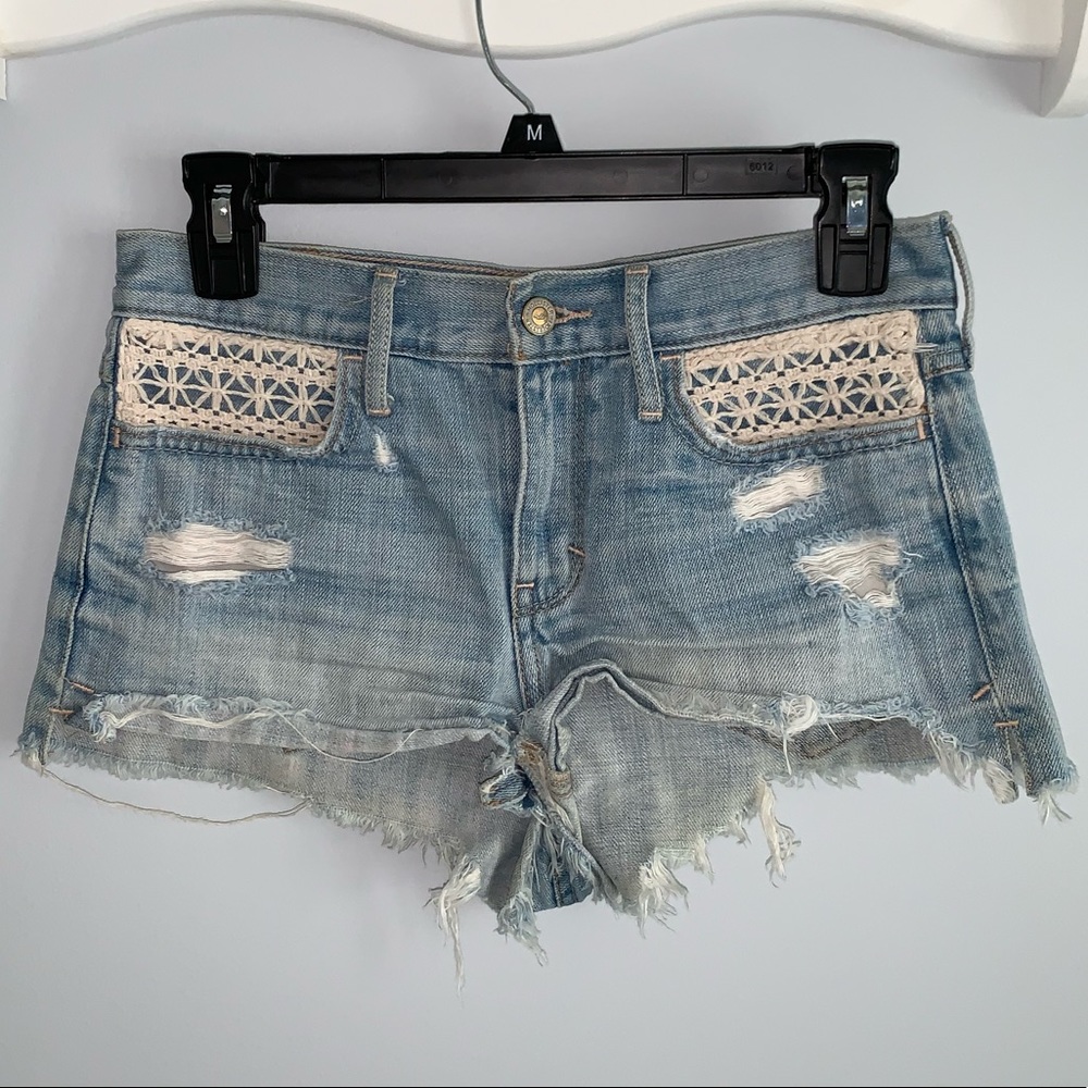 Light Walsh Hollister Jean Shorts.